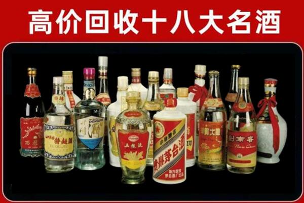 荣县回收铁盖茅台酒